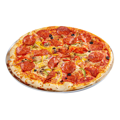 Met Lux Heavy-Duty Coupe Pizza Pan - 18" - 1 count box