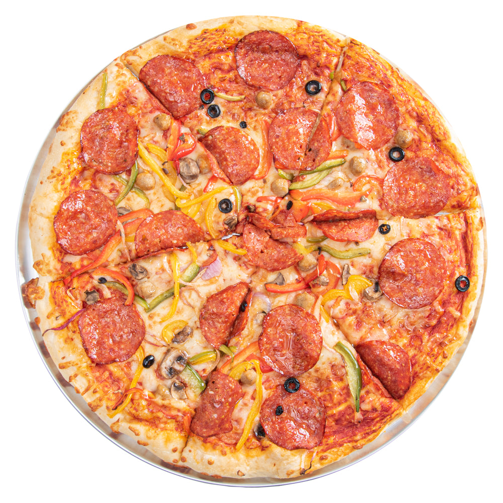 Met Lux Heavy-Duty Coupe Pizza Pan - 18" - 1 count box
