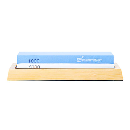 Sensei Whetstone Knife Sharpening Set - 1000/6000, Non-Slip Base - 1 count box