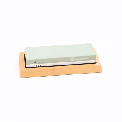 Sensei Whetstone Knife Sharpening Set - 400/1000, Non-Slip Base - 1 count box