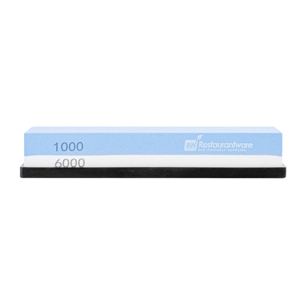 Sensei Whetstone Knife Sharpening Set - 1000/6000, Silicone Holder - 1 count box