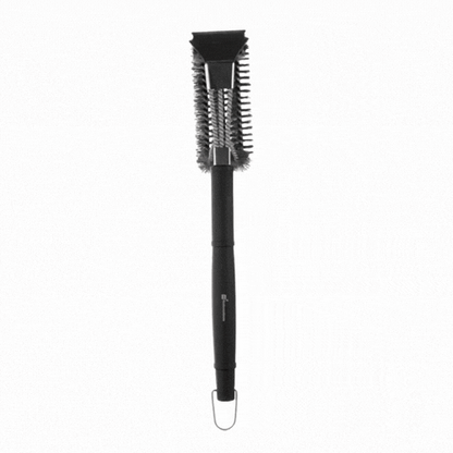 Met Lux Triple Head Grill Brush - 18 1/2" - 1 count box
