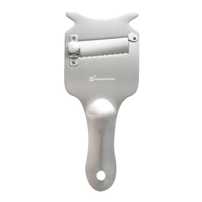 Met Lux Stainless Steel Truffle Slicer / Chocolate Shaver - 8 1/4" x 3 1/2" - 1 count box