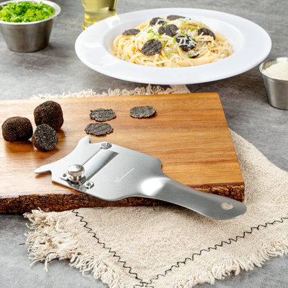 Met Lux Stainless Steel Truffle Slicer / Chocolate Shaver - 8 1/4" x 3 1/2" - 1 count box
