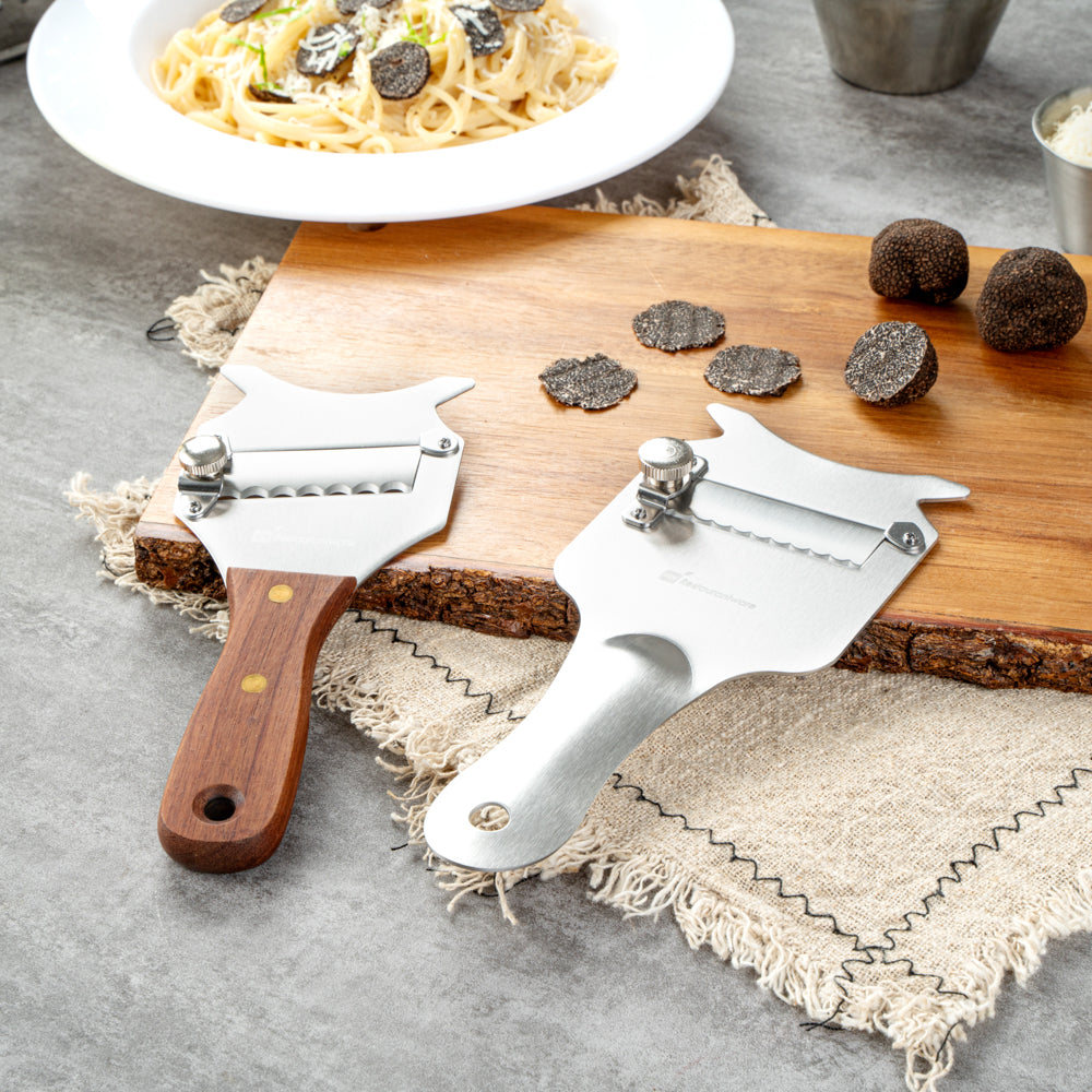 Met Lux Stainless Steel Truffle Slicer / Chocolate Shaver - 8 1/4" x 3 1/2" - 1 count box