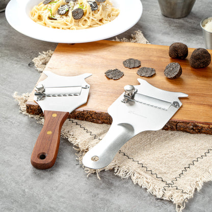 Met Lux Stainless Steel Truffle Slicer / Chocolate Shaver - 8 1/4" x 3 1/2" - 1 count box