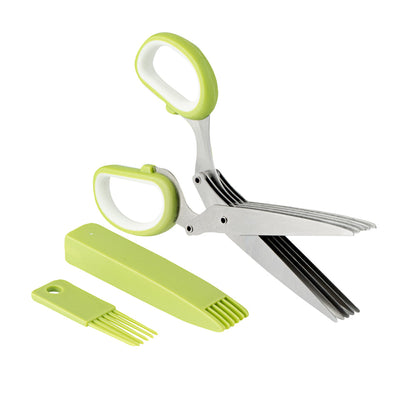 Met Lux Herb Scissors - with 5 Blades - 7 1/2" - 1 count box