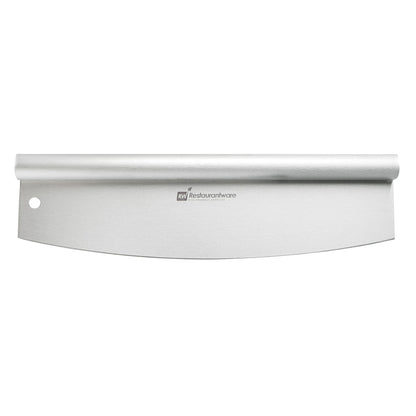 Met Lux Stainless Steel Pizza Cutter / Rocker - with Cover - 13 3/4" x 3 1/2" - 1 count box