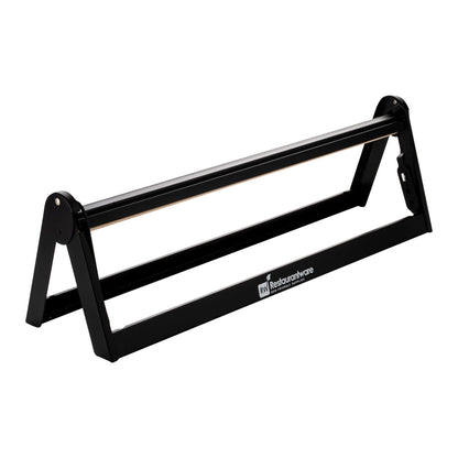 Chef 101 Black Steel Paper Cutter / Dispenser - with Serrated Blade, Fits 24" Roll - 1 count box