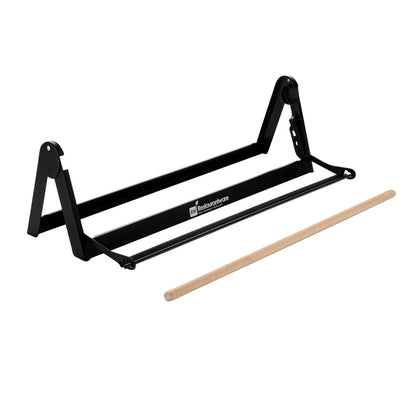 Chef 101 Black Steel Paper Cutter / Dispenser - with Serrated Blade, Fits 24" Roll - 1 count box