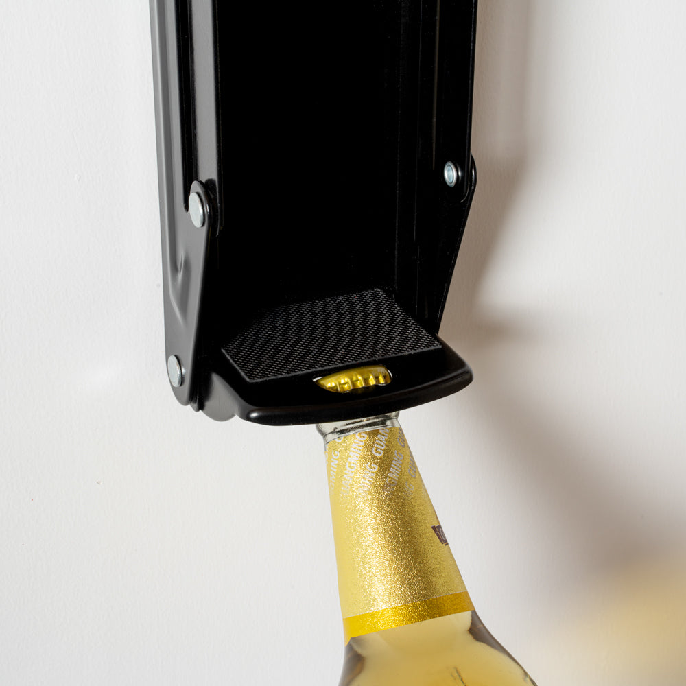 Met Lux Black Metal Can Crusher - for 12 / 16 oz Cans, Wall Mount - 1 count box