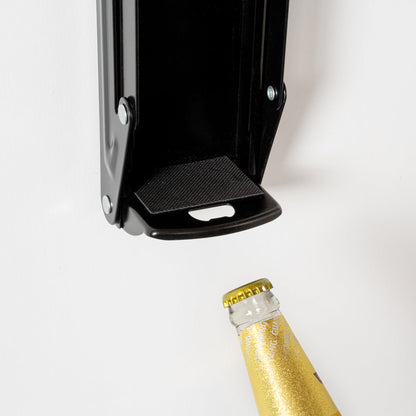 Met Lux Black Metal Can Crusher - for 12 / 16 oz Cans, Wall Mount - 1 count box