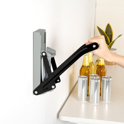 Met Lux Gray Metal Can Crusher - for 12 / 16 oz Cans, Wall Mount - 1 count box