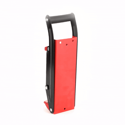Met Lux Red Metal Can Crusher - for 12 / 16 oz Cans, Wall Mount - 1 count box