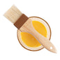 Pastry Tek Natural Wood 2" Wide Pastry / Basting Brush - with Boar Bristles - 8 3/4" - 1 count box