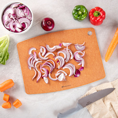 Nature Tek Kraft Wood Fiber Cutting Board - 17 1/4" x 12 3/4" - 1 count box