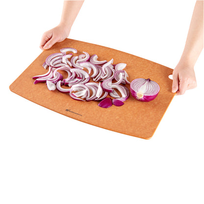 Nature Tek Kraft Wood Fiber Cutting Board - 17 1/4" x 12 3/4" - 1 count box