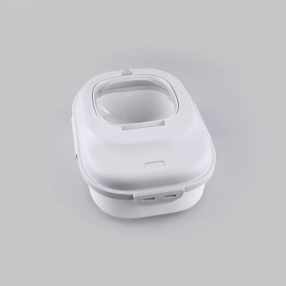 Chef 101 Gray Plastic Collapsible Storage Container - 17 3/4" x 13" x 14 3/4" - 1 count box