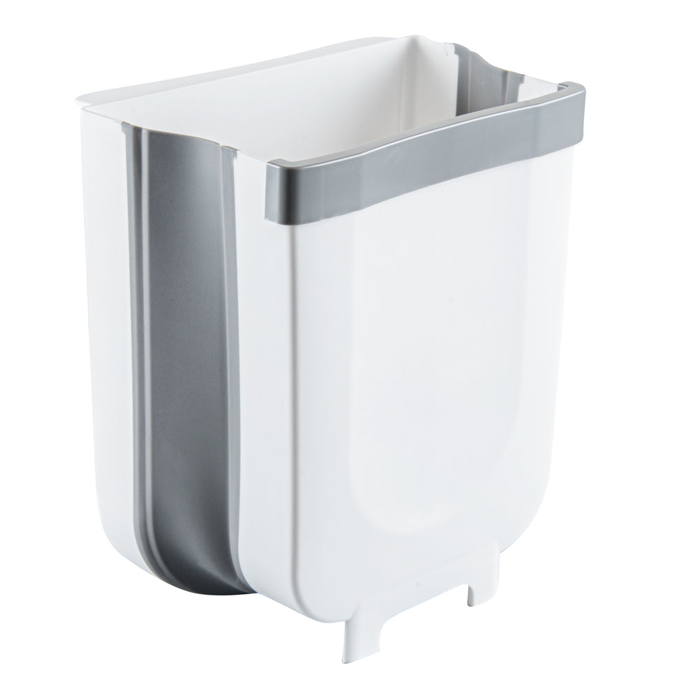 Chef 101 Gray Collapsible Large Trash Can - 11 1/2" x 10" x 7" - 1 count box