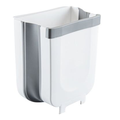 Chef 101 Gray Collapsible Large Trash Can - 11 1/2" x 10" x 7" - 1 count box