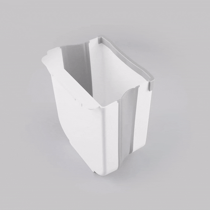 Chef 101 Gray Collapsible Large Trash Can - 11 1/2" x 10" x 7" - 1 count box
