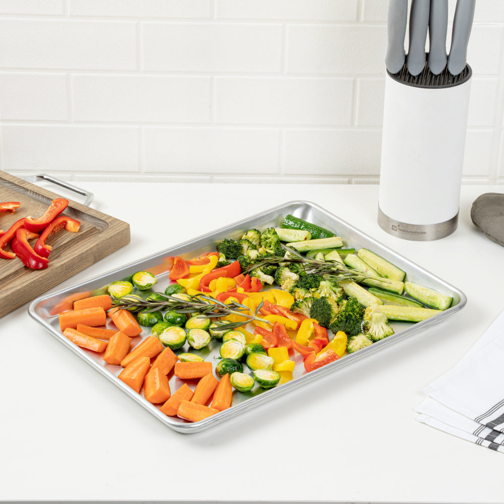 Met Lux Aluminum Half Size Baking Sheet - Heavy Duty - 18" x 13" - 1 count box