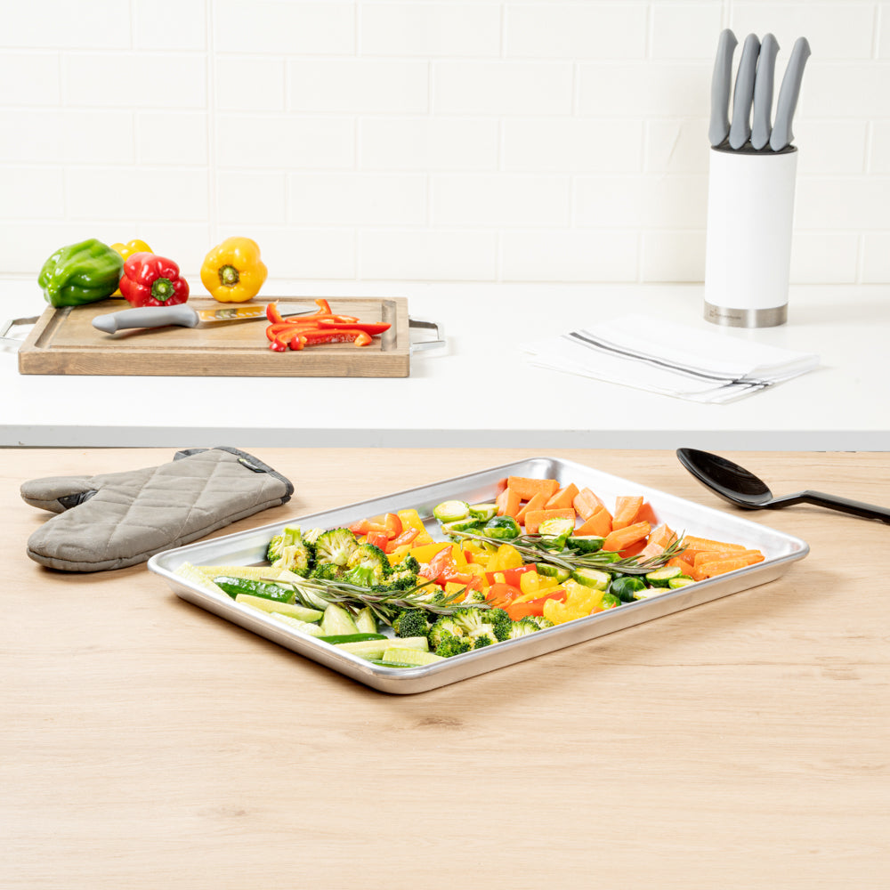 Met Lux Aluminum Half Size Baking Sheet - Heavy Duty - 18" x 13" - 1 count box