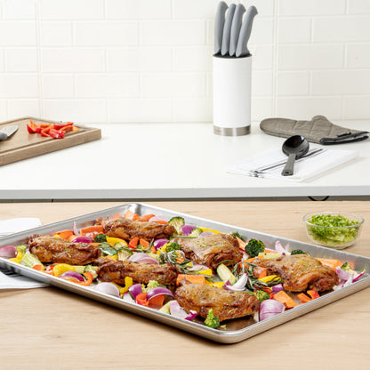 Met Lux Aluminum Full Size Baking Sheet - Heavy Duty - 26" x 18" - 1 count box