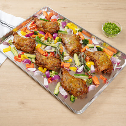 Met Lux Aluminum Full Size Baking Sheet - Heavy Duty - 26" x 18" - 1 count box