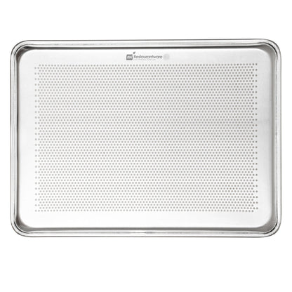 Met Lux Aluminum Half Size Baking Sheet - Perforated, Heavy Duty - 18" x 13" - 1 count box
