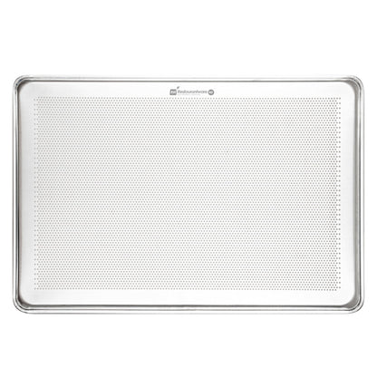 Met Lux Aluminum Full Size Baking Sheet - Perforated, Heavy Duty - 26" x 18" - 1 count box