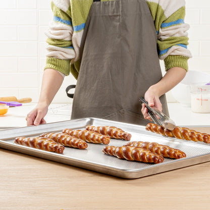 Met Lux Aluminum Full Size Baking Sheet - Perforated, Heavy Duty - 26" x 18" - 1 count box