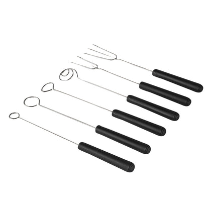 Met Lux Stainless Steel 6-Piece Dipping Fork Set - 1 count box