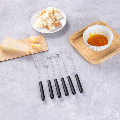Met Lux Stainless Steel 6-Piece Dipping Fork Set - 1 count box
