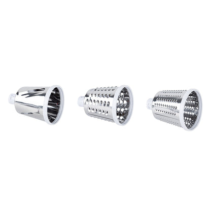 Met Lux Red Rotary Cheese / Vegetable Grater - with 3 Blades - 1 count box