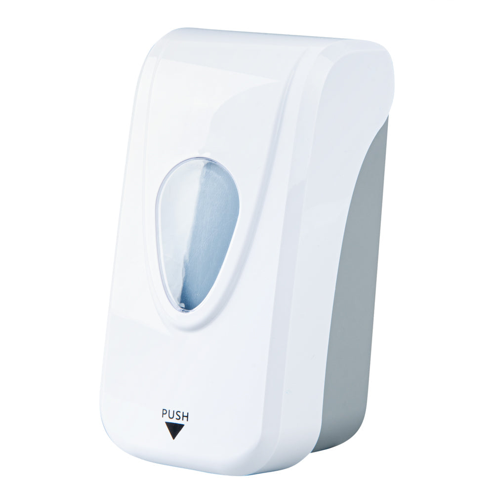 Clean Tek Professional 33 oz White Manual Soap Dispenser - for Gel or Liquid Soap - 1 count box
