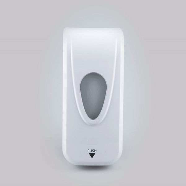 Clean Tek Professional 33 oz White Manual Soap Dispenser - for Gel or Liquid Soap - 1 count box