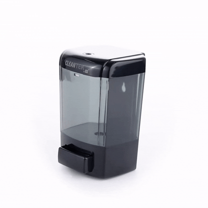 Clean Tek Professional 24 oz Black Manual Soap Dispenser - for Gel or Liquid Soap - 1 count box