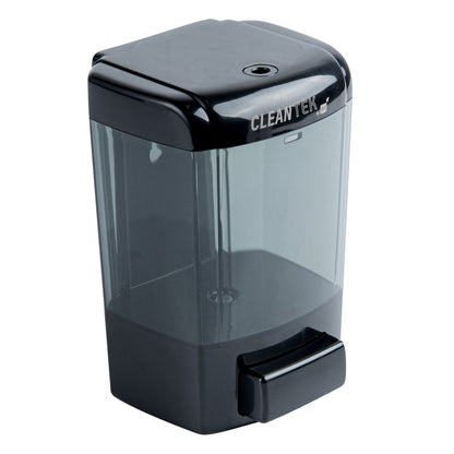 Clean Tek Professional 24 oz Black Manual Soap Dispenser - for Gel or Liquid Soap - 1 count box