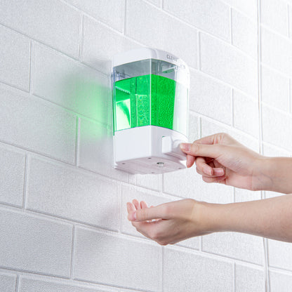 Clean Tek Professional 24 oz White Manual Soap Dispenser - for Gel or Liquid Soap - 1 count box