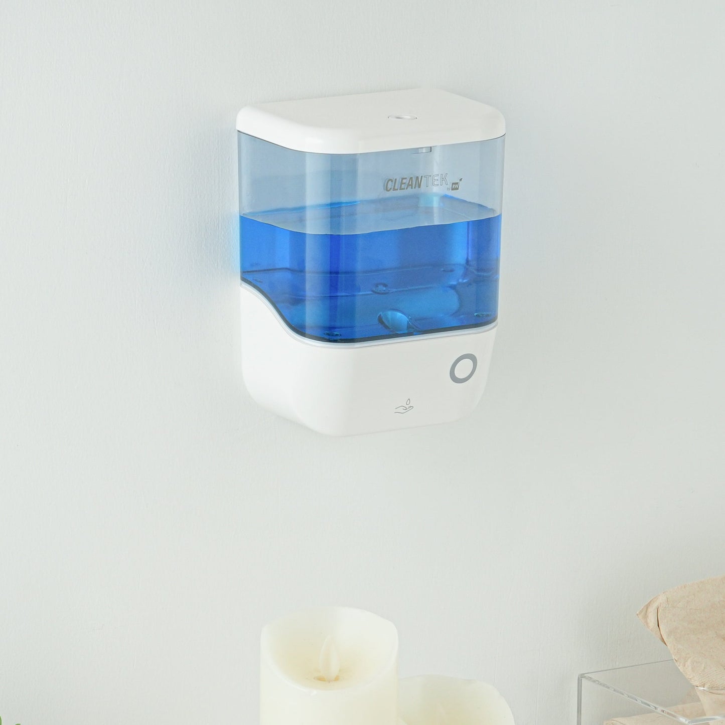 Clean Tek Professional 34 oz Arctic Blue Automatic Soap Dispenser - for Liquid Soap - 1 count box