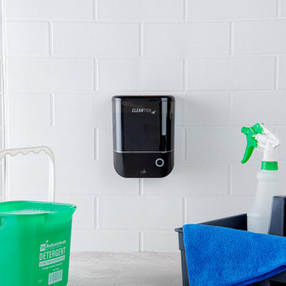 Clean Tek Professional 34 oz Black Automatic Soap Dispenser - for Liquid Soap - 1 count box