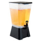 Bev Tek 5 gal Black Beverage Dispenser - 12 1/2" x 11" x 22" - 1 count box