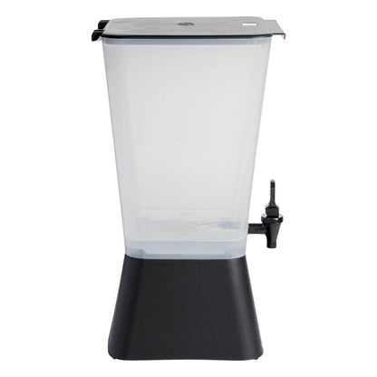 Bev Tek 5 gal Black Beverage Dispenser - 12 1/2" x 11" x 22" - 1 count box