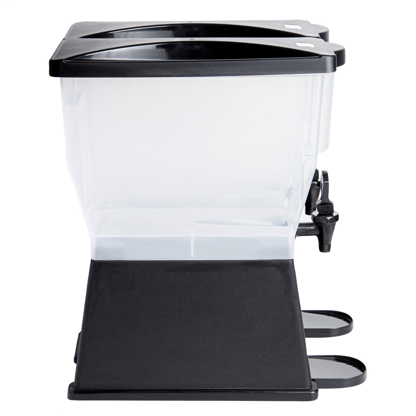 Bev Tek 6 gal Black Double Beverage Dispenser - 16" x 16" x 21" - 1 count box