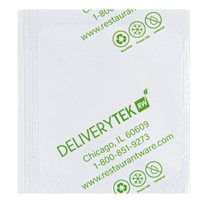 Delivery Tek Plastic Shipping Ice Pack - 2 3/4" x 2 1/2" - 100 count box