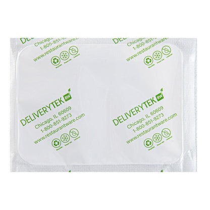 Delivery Tek Plastic Shipping Ice Pack - 5" x 3 3/4" - 100 count box