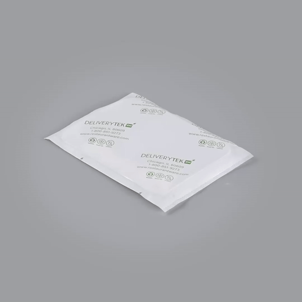 Delivery Tek Plastic Shipping Ice Pack - 5" x 3 3/4" - 100 count box