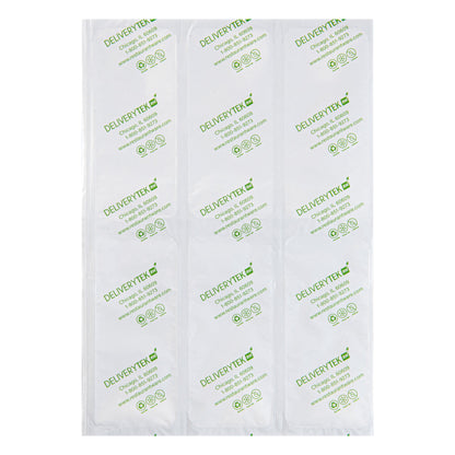 Delivery Tek Plastic Shipping Ice Pack - 3 x 2 Cells - 11 1/2" x 7 3/4" - 100 count box