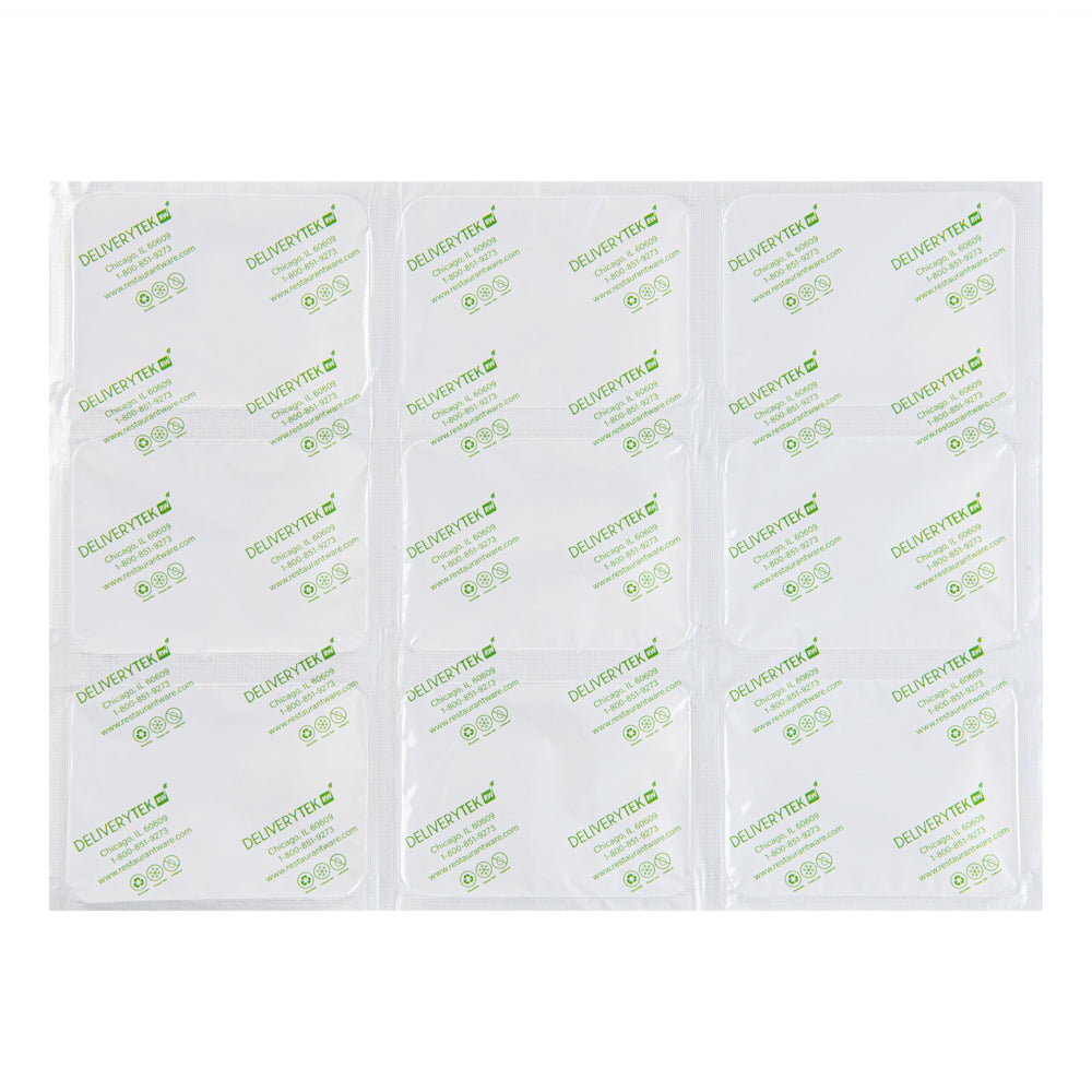Delivery Tek Plastic Shipping Ice Pack - 3 x 3 Cells - 15 1/4" x 11 1/2" - 10 count box